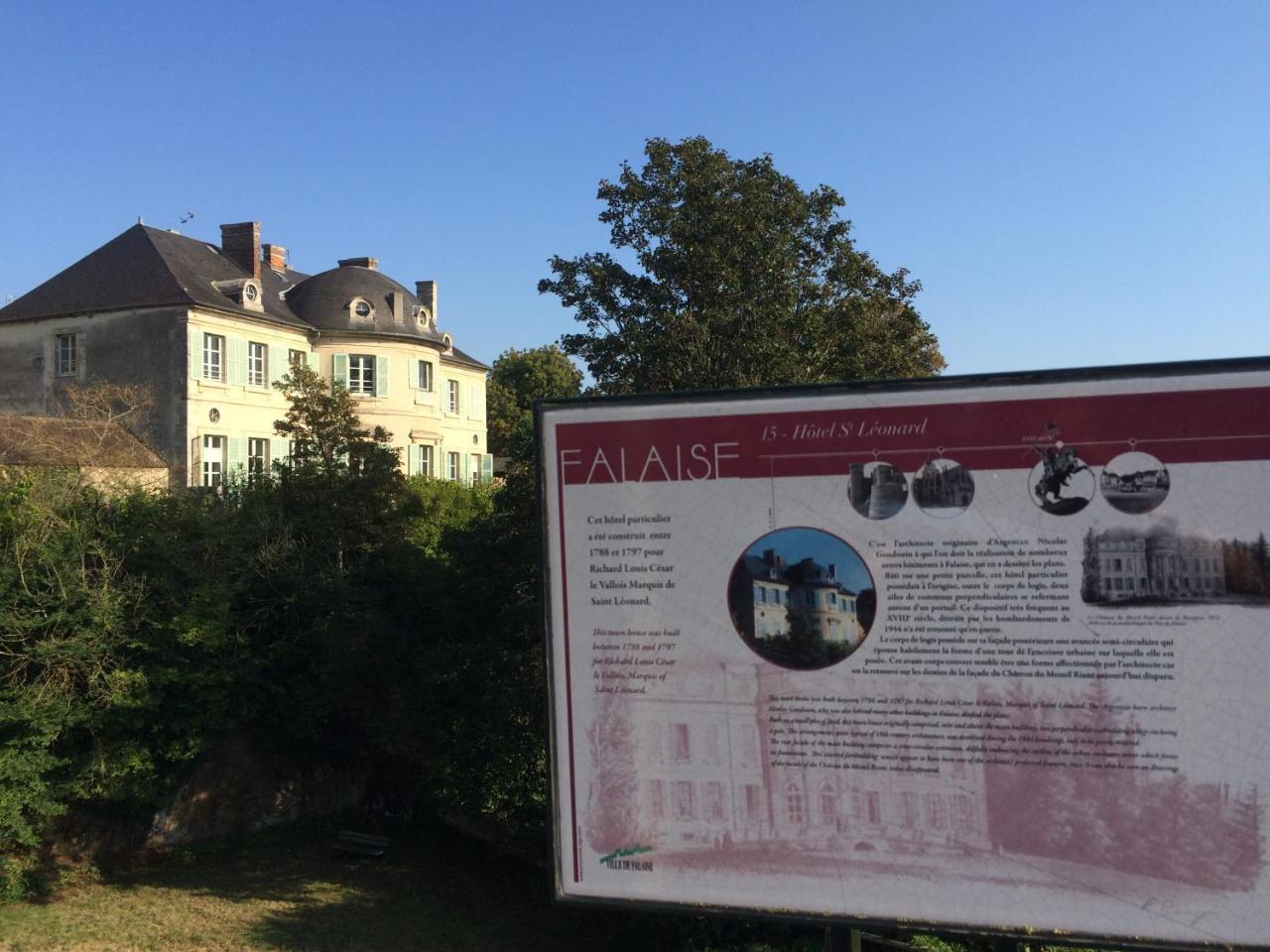 Castel Saint-Leonard Bed & Breakfast Falaise  Dış mekan fotoğraf